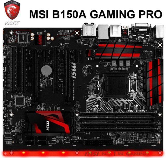 Msi B150a Gaming Pro Motherboard Electronics Computer Parts Accessories On Carousell