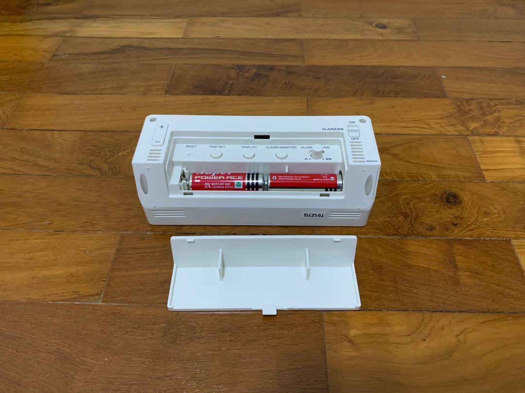 MUJI Digital Clock with Loud Alarm, Furniture & Home Living, Home Decor