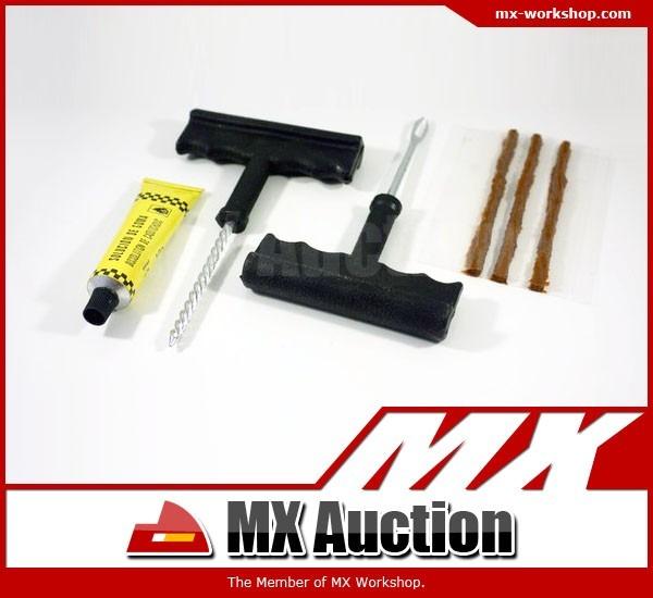 Mx Auction [Vo-007] 汽車車用補胎工具套裝補呔輪胎輪呔應急修補膠條膠水, 汽車配件, 其他- Carousell