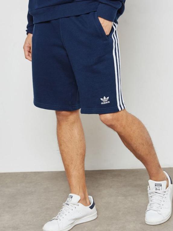 Adidas originals navy shorts Clearance
