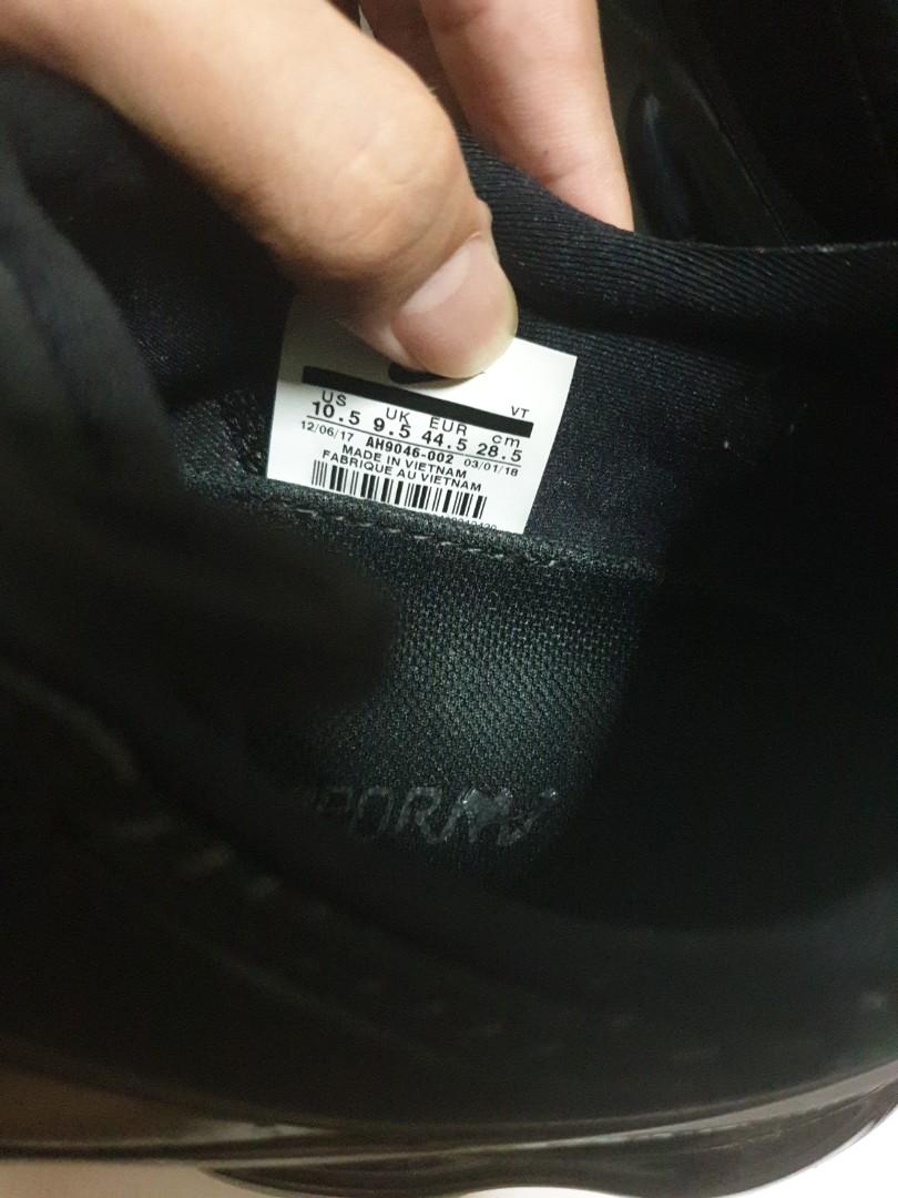 vapormax cs triple black