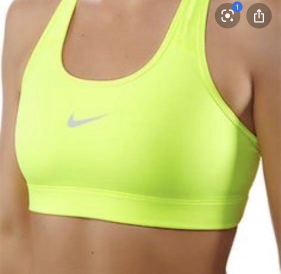 Nike Sports Bra (neon yellow), Sports 