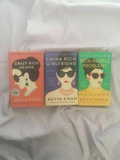 Novel Fiksi Crazy Rich Asian Trilogy | China Rich Girlfriend | Rich People Problem