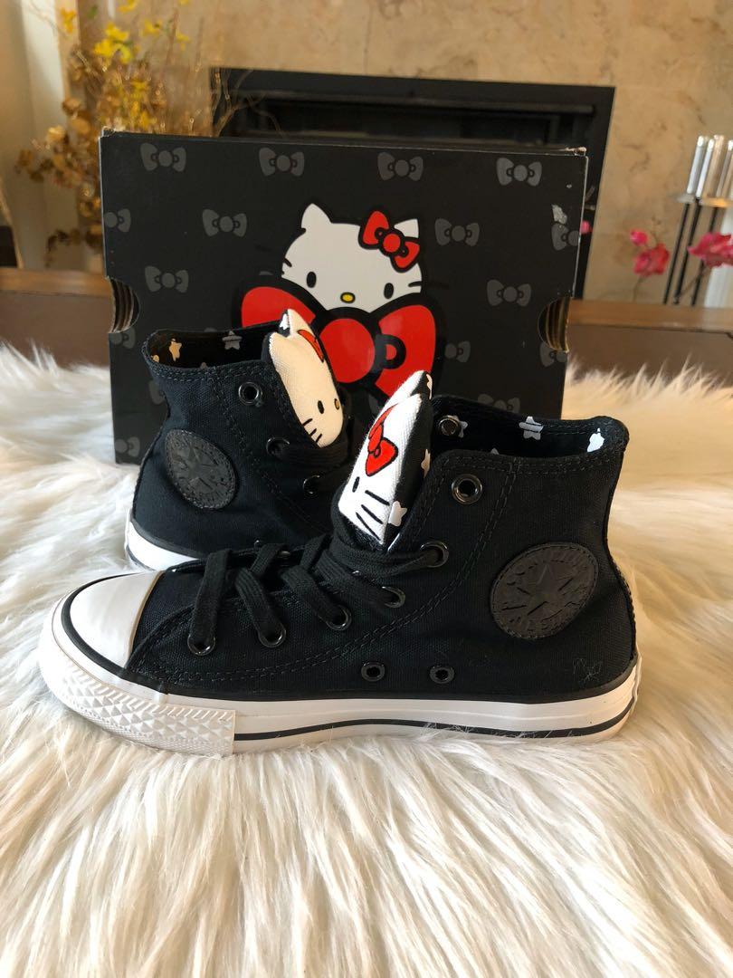 Original Brand New Girls Converse Hello Kitty CTAS Hi USA Purchase