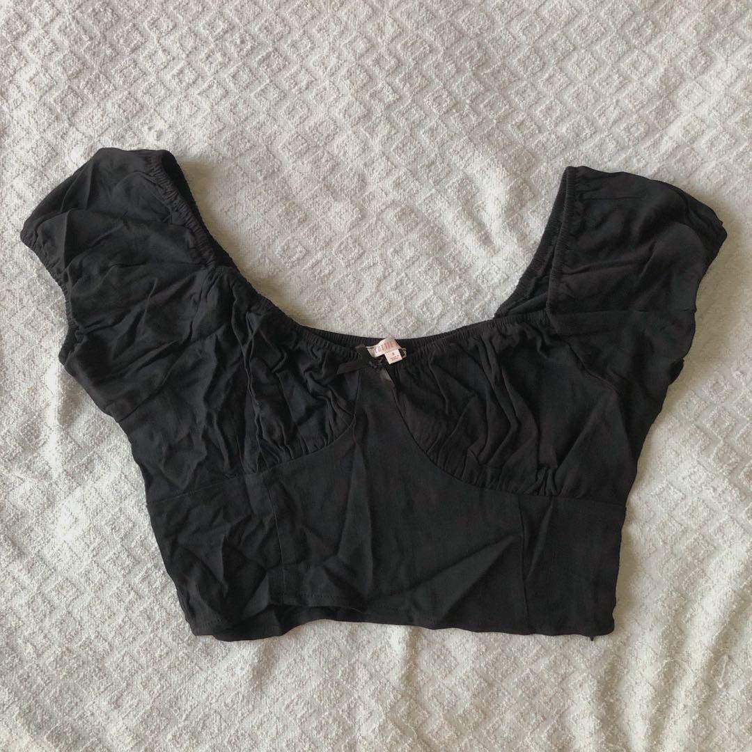 pacsun lottie moss milkmaid bustier top