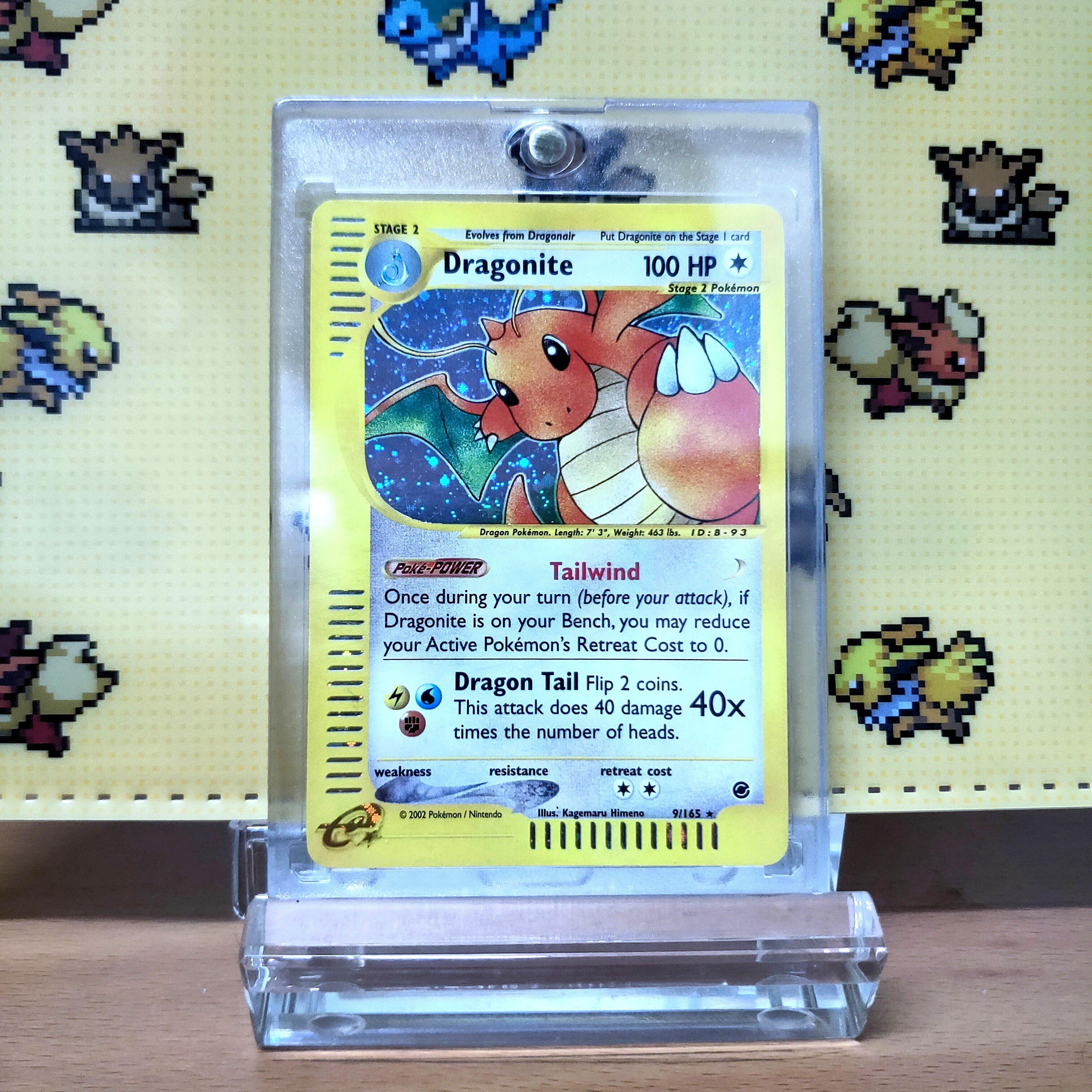 Pokemon Tcg Dragonite Holo Rare Toys Games Board Games Cards On Carousell