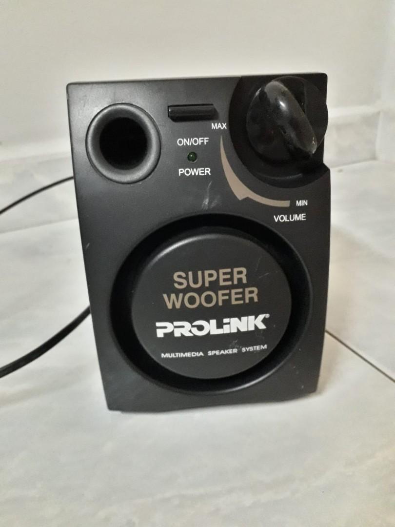 Prolink super woofer multimedia speaker system