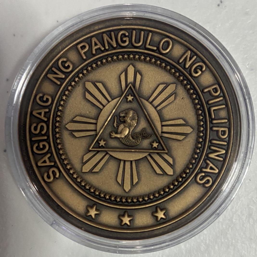 RODRIGO DUTERTE Presidential Inauguration Medal (Category: Currency) located in Dumaguete. Submitted by toylandstuff13 (Listing ID 1012400276, Image 3). Description: NEW President Duterte Inauguration Medal .