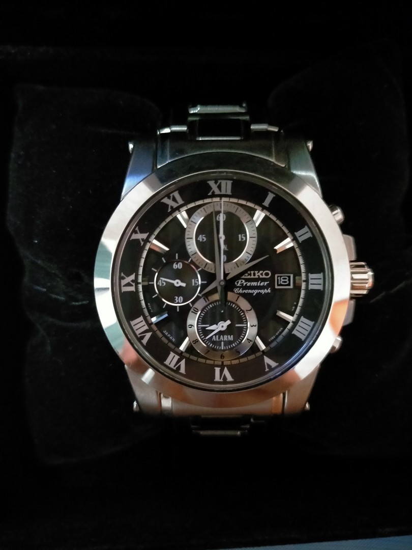 Seiko premier chronograph alarm store