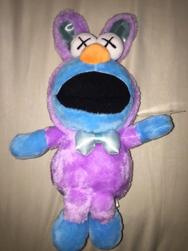 Cookie monster kaws plush shop