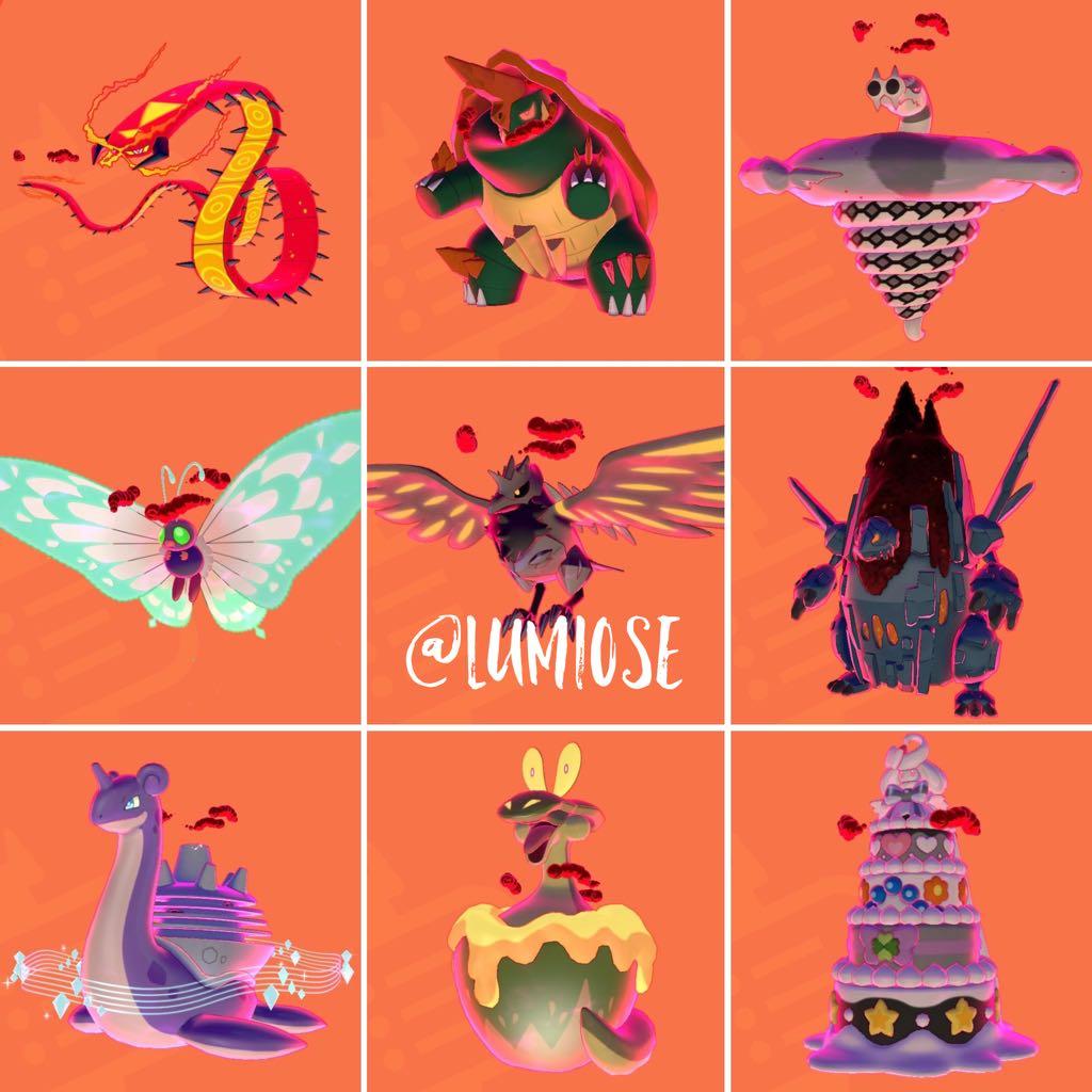 Shiny Gmax Pokemon Pokemon Sword Shield Toys Games Video Gaming In Game Products On Carousell Centiskorch learns the following moves in pokémon sword & shield at the levels specified. shiny gmax pokemon pokemon sword shield