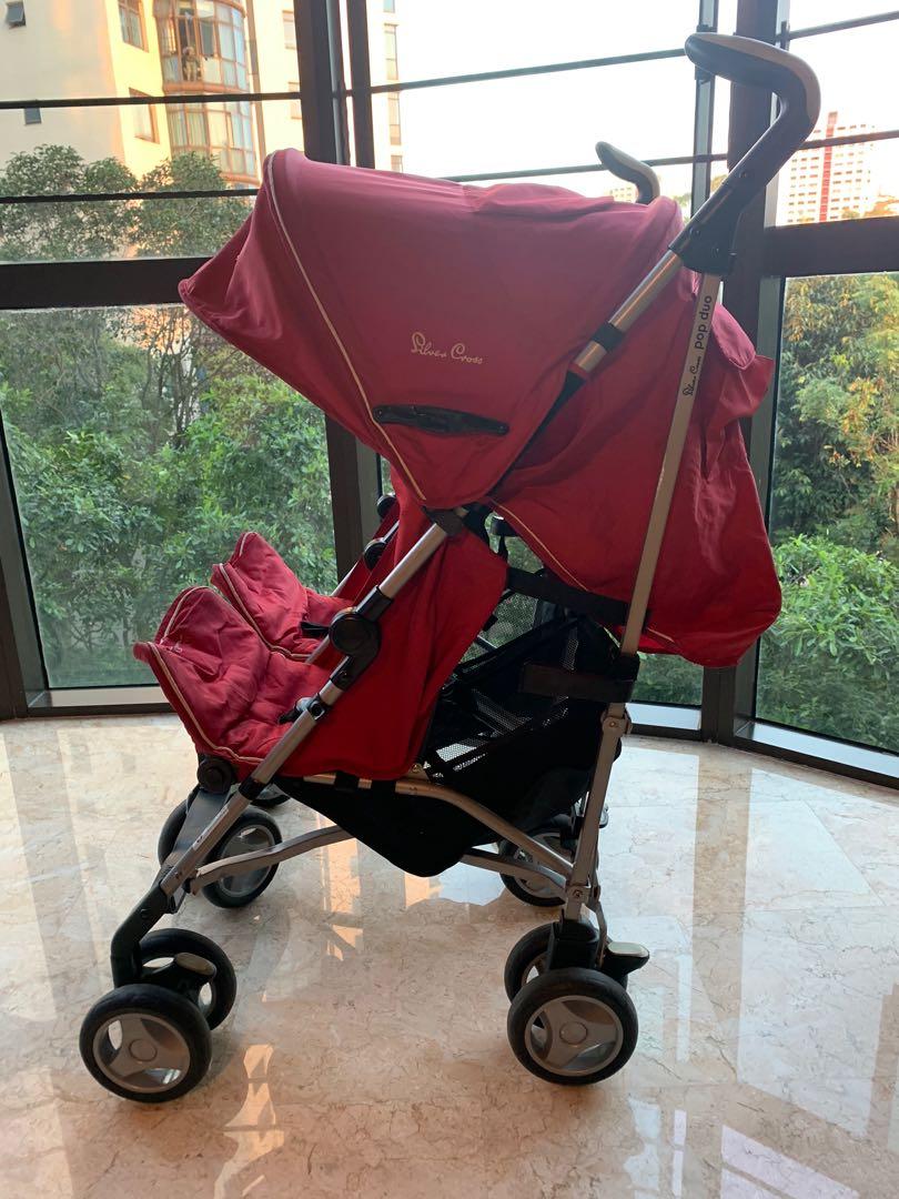 silver cross pop duo double stroller