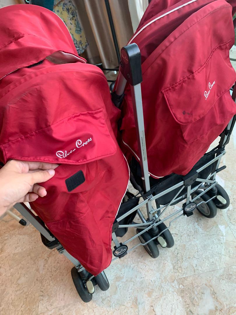 Silver cross pop sales duo double stroller