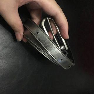Silver Metallic Belt