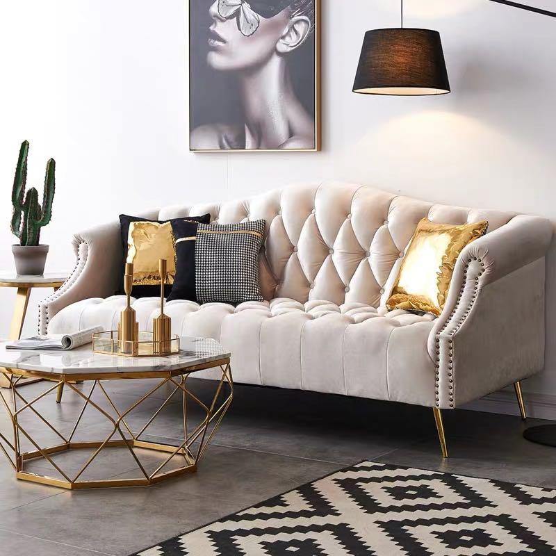 Luxe Victorianstyle Sofa Elin, Furniture & Home Living, Kitchenware