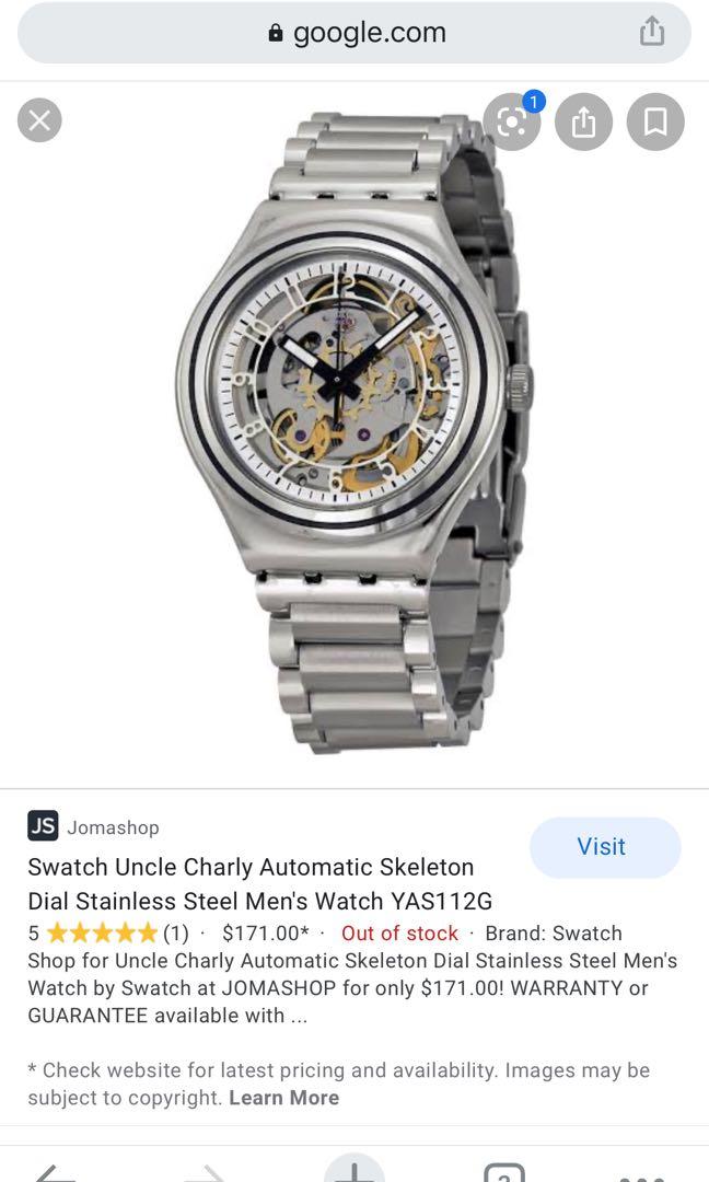 Jomashop swatch cheap
