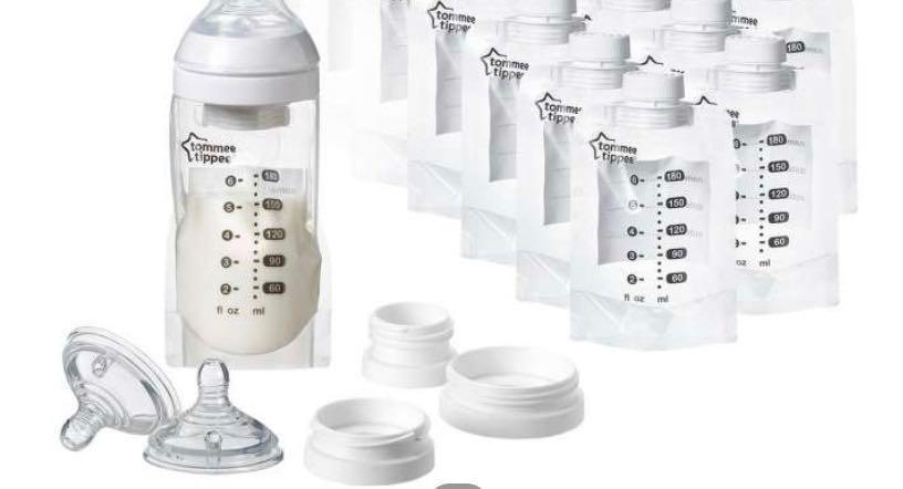 Tommee tippee express and deals go breast milk starter kit