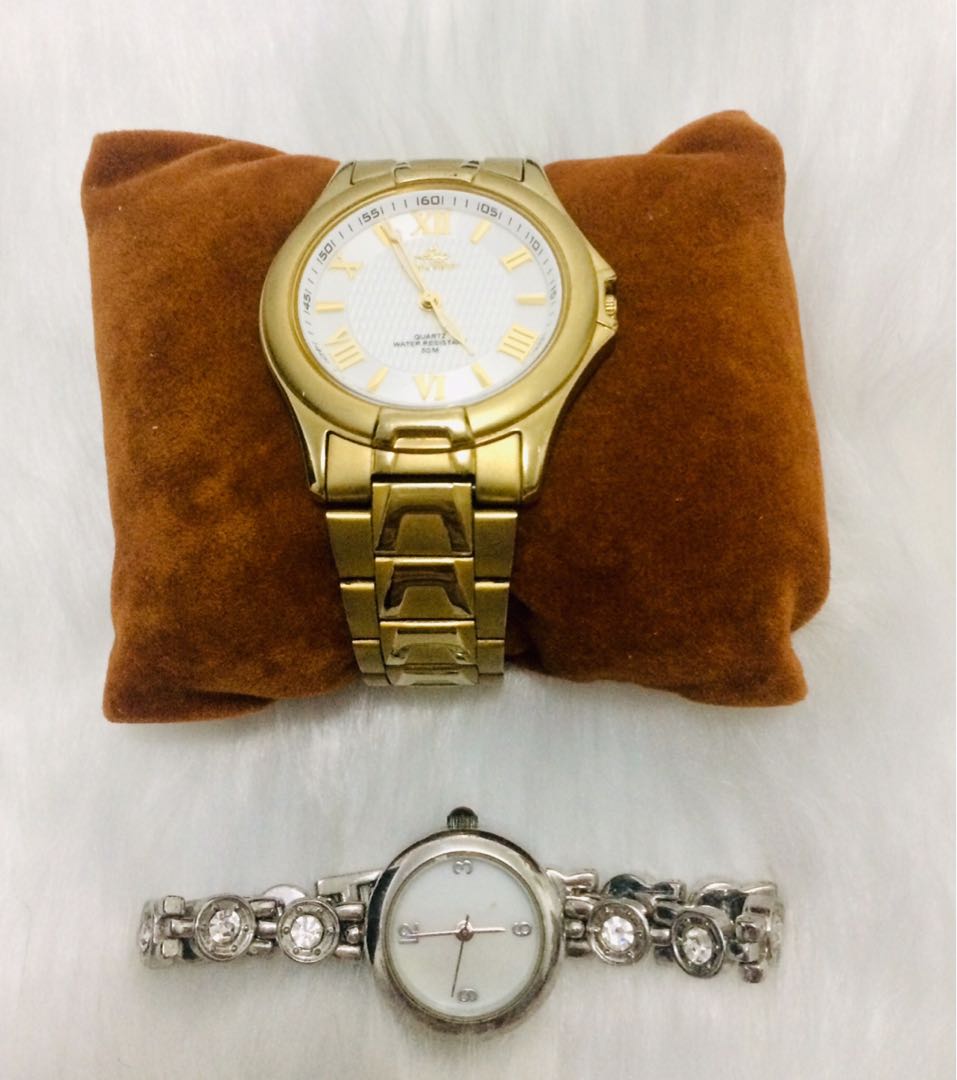 Unisilver watch shop for ladies gold