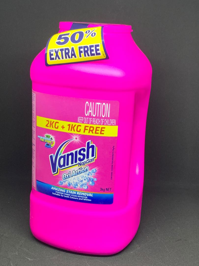 Vanish detergent powder 2kg+1kg, Furniture & Home Living, Cleaning