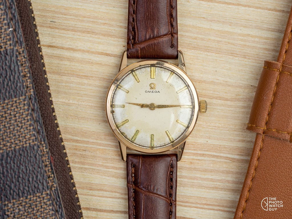 1950s Vintage Omega 14k Gold Manual Wind Watch 海外 即決-