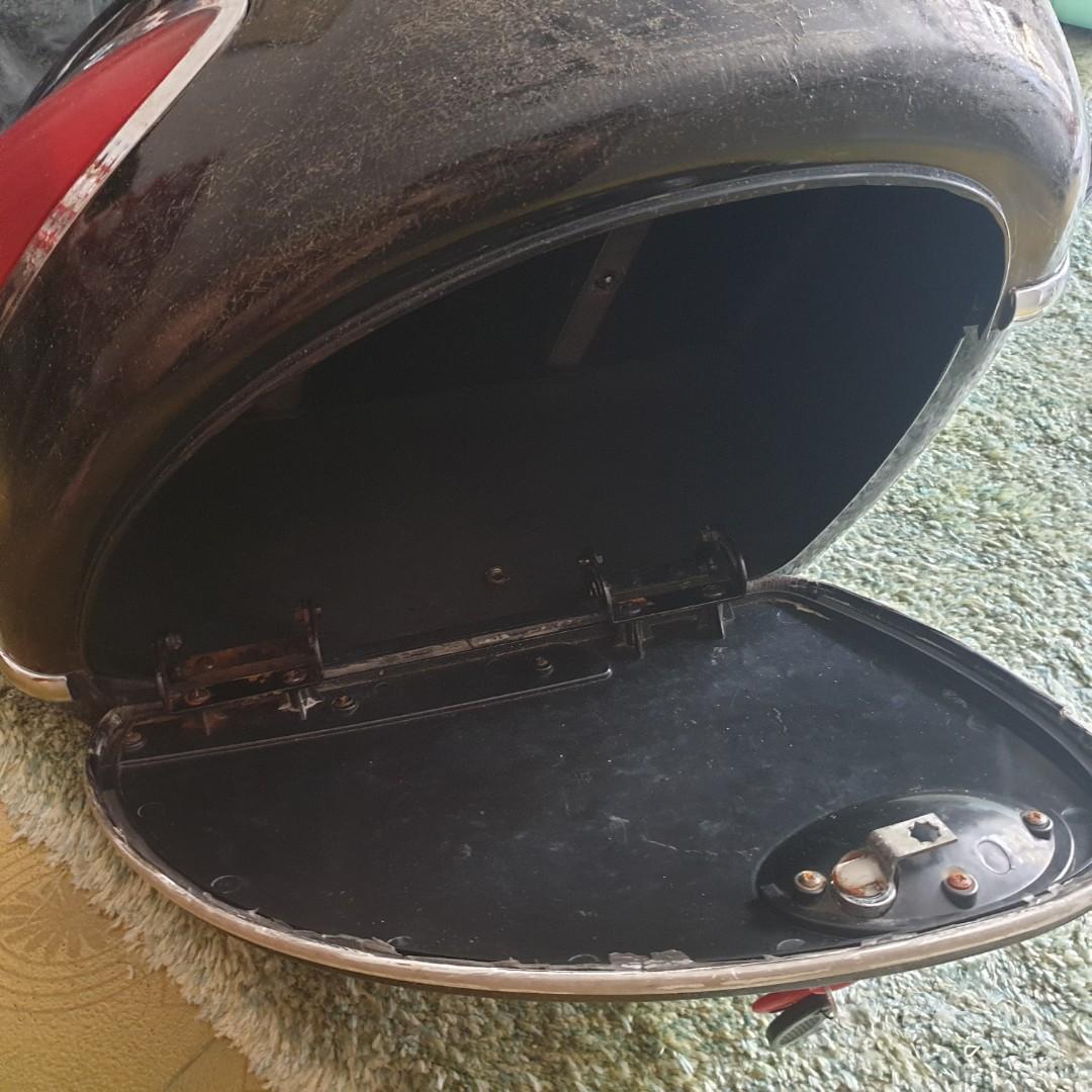 Vintage Side Box with Mount, Motorcycles, Motorcycle Accessories on ...