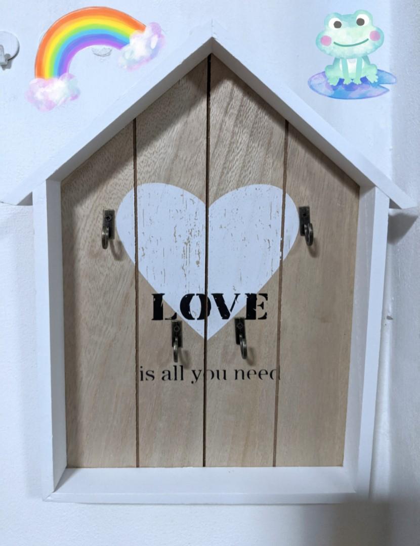 Wall key holder Home sweet home Furniture Home Living Furniture Other Home Furniture on Carousell