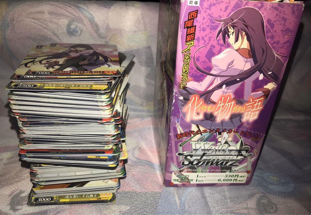 Ws ヴァイスweib Schwarz 化物語散料rr Sr Pr R 戰場原忍野忍神原駿河千石撫子 興趣及遊戲 玩具 遊戲類 Carousell