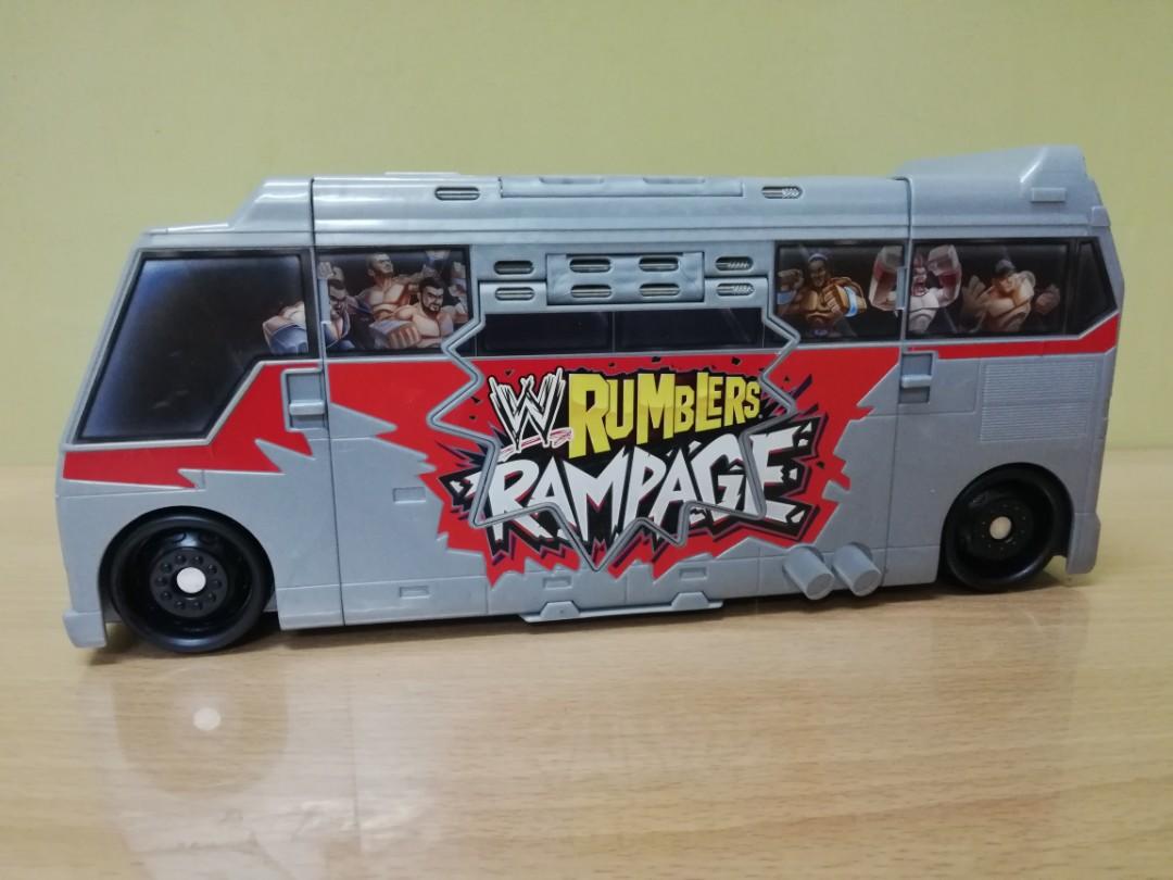 Wwe rumblers store rampage bus