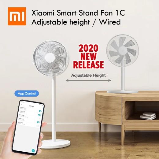 Xiaomi Smart Standing Fan 1c With Adjustable Height Mijia App Controls N Oscillation Mode Home Appliances Cooling Air Care On Carousell