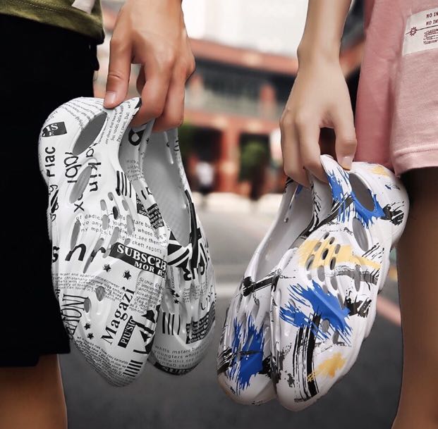 Yeezy foam runner custom new model, Men's Fashion, Footwear, Flipflops and  Slides on Carousell