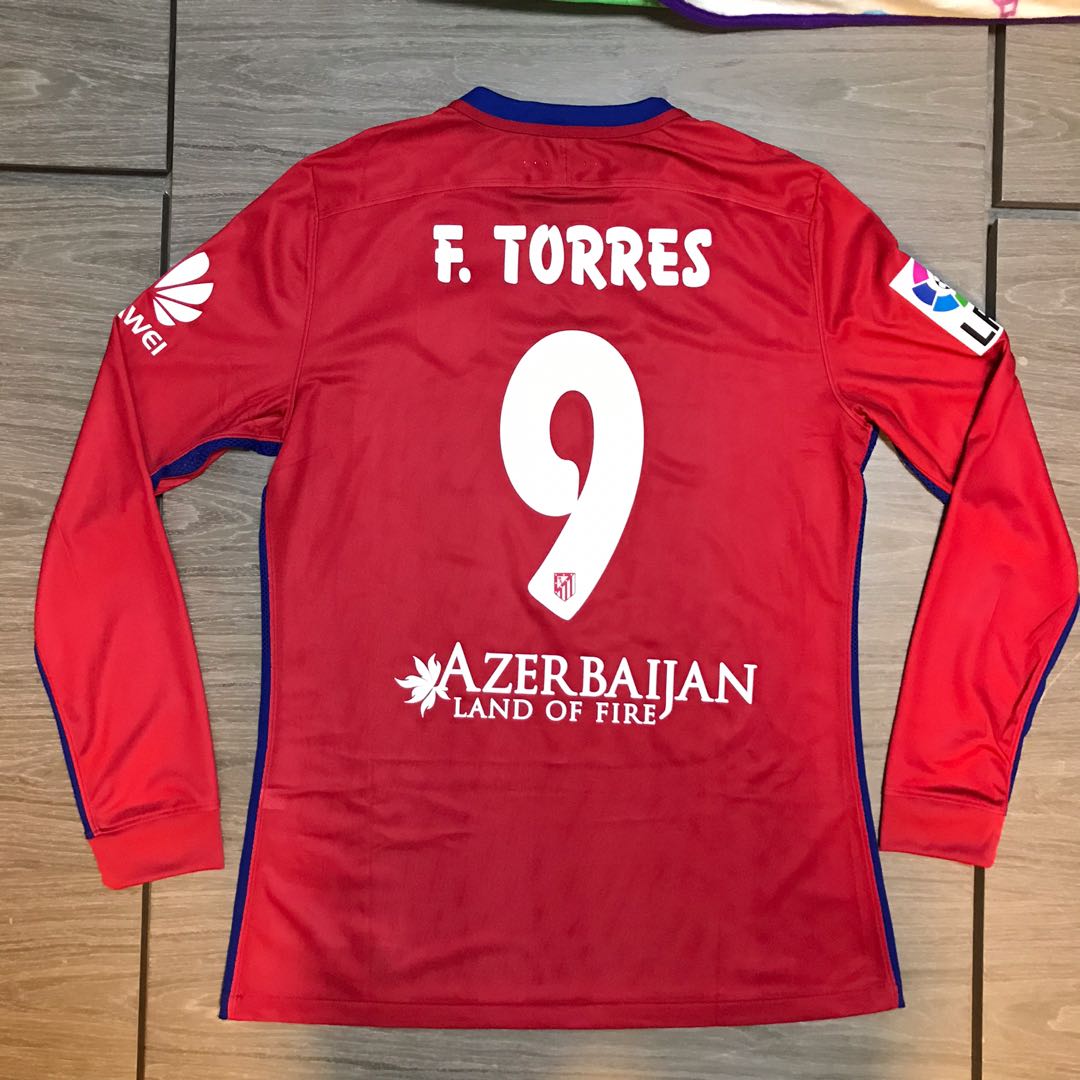 2017/18 Atletico Madrid Third Jersey #9 Fernando Torres XL Nike Soccer NEW