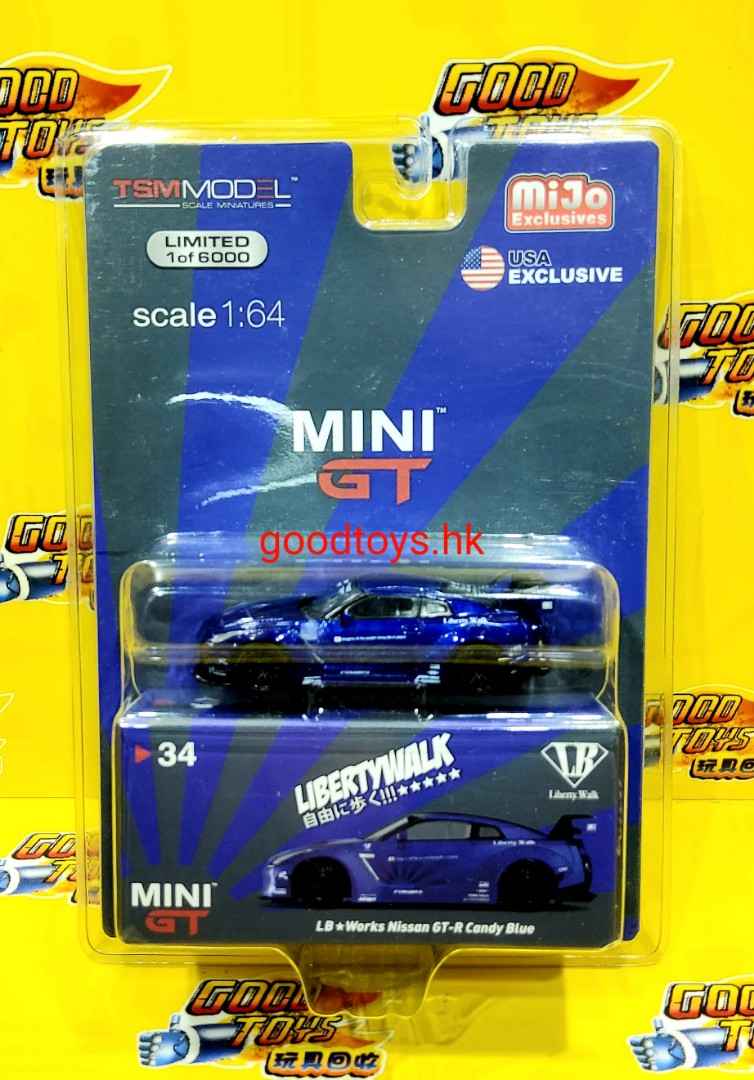 0701 05 全新未開封minigt 1 64 Scale Tsm Model 合金車liberty Walk Lb Works Nissan Gt R Candy Blue Usa Exclusive 玩具 遊戲類 玩具 Carousell