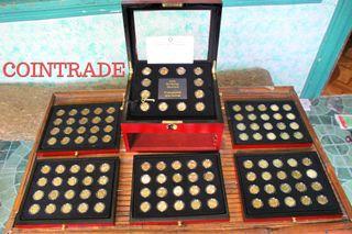 24 Karat Deluxe Gold Plated P Mint and D Mint 112 Coins