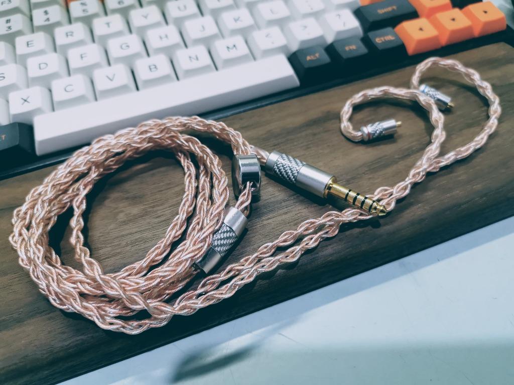 8絞粗銅銀混編mmcx 2 5 3 5 4 4mm ٩ ๑ ᴗ ๑ ۶