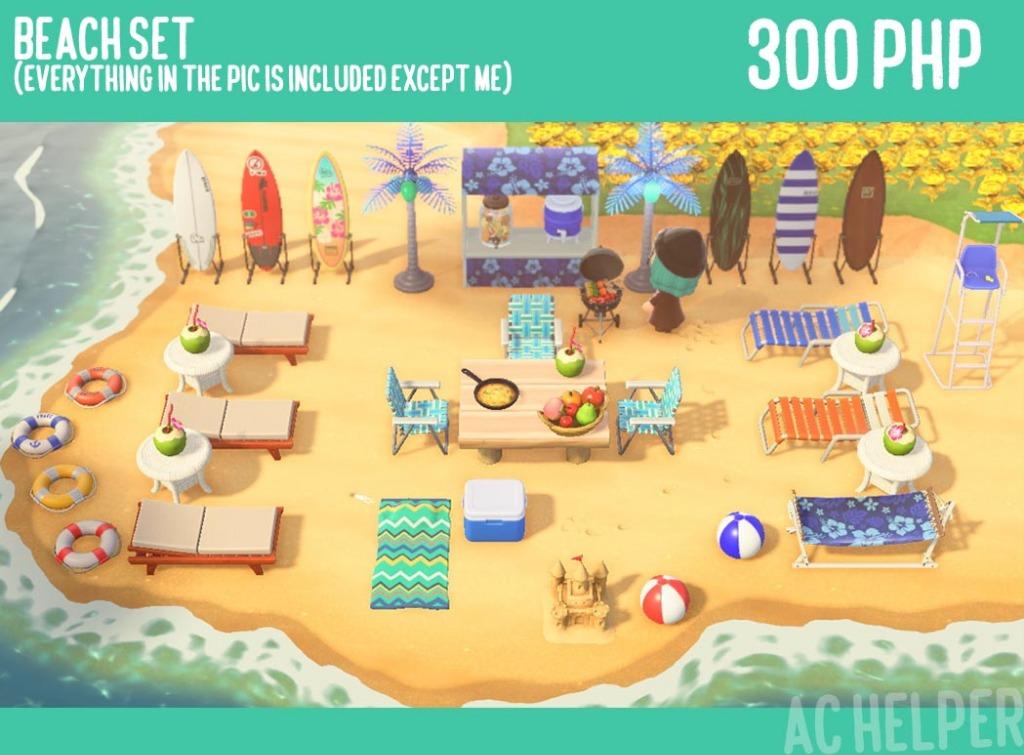 Beach chair animal crossing new horizons clearance