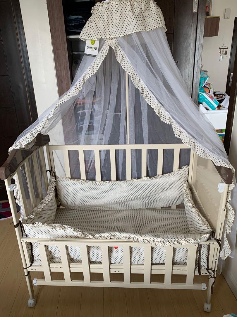 Apruva Crib Babies Kids Baby Nursery Kids Furniture Cots Cribs on Carousell