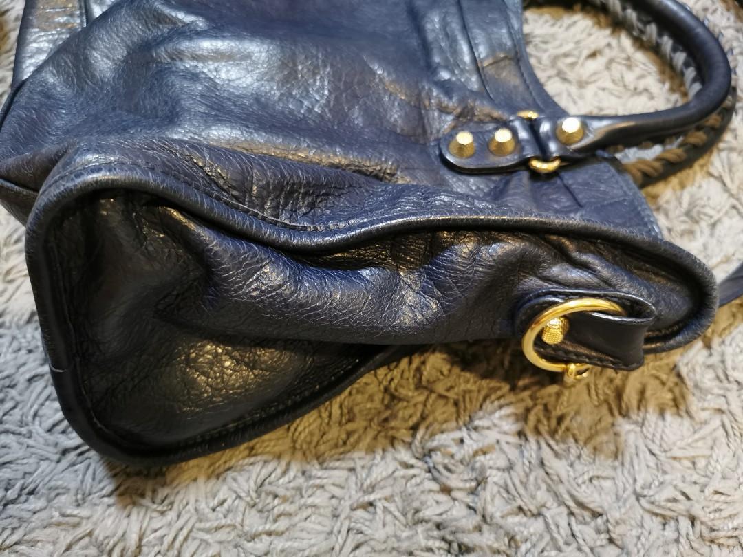 balenciaga city gold hardware