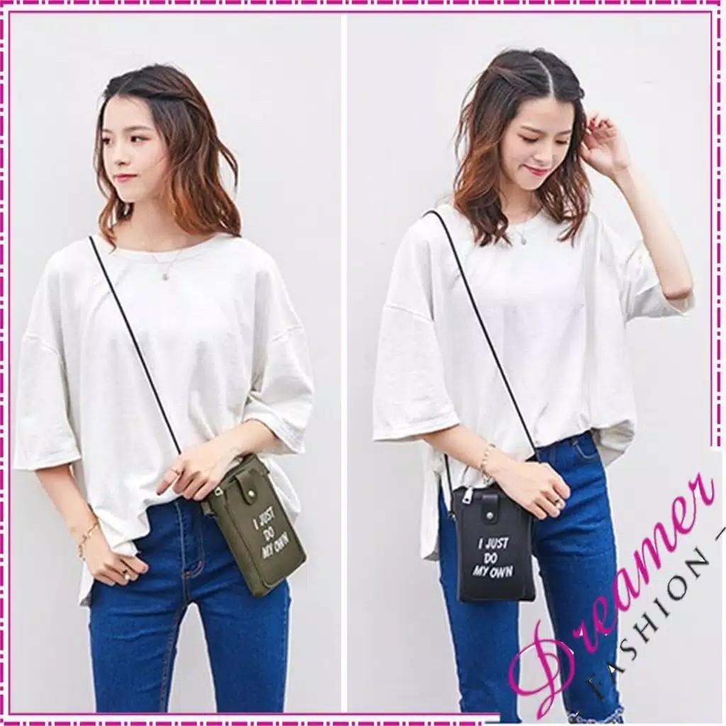 Df Tas Selempang Kecil Motif I Just Do My Own Sling Bag Mini Tas Hp Tas Wanita 04 Import Batam Yl 02 Btm Women S Fashion Bags Wallets Sling Bags On Carousell