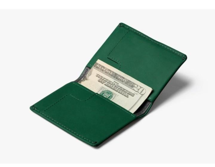 Bellroy Racing Green Slim Sleeve Wallet, Men's Fashion, Bags & Wallets