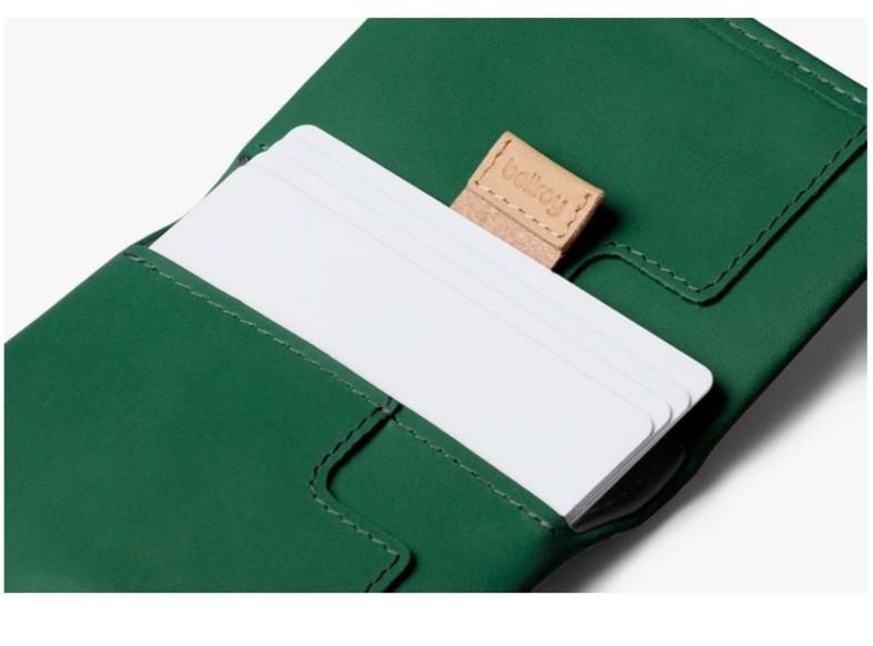 Bellroy Racing Green Slim Sleeve Wallet, Men's Fashion, Bags & Wallets