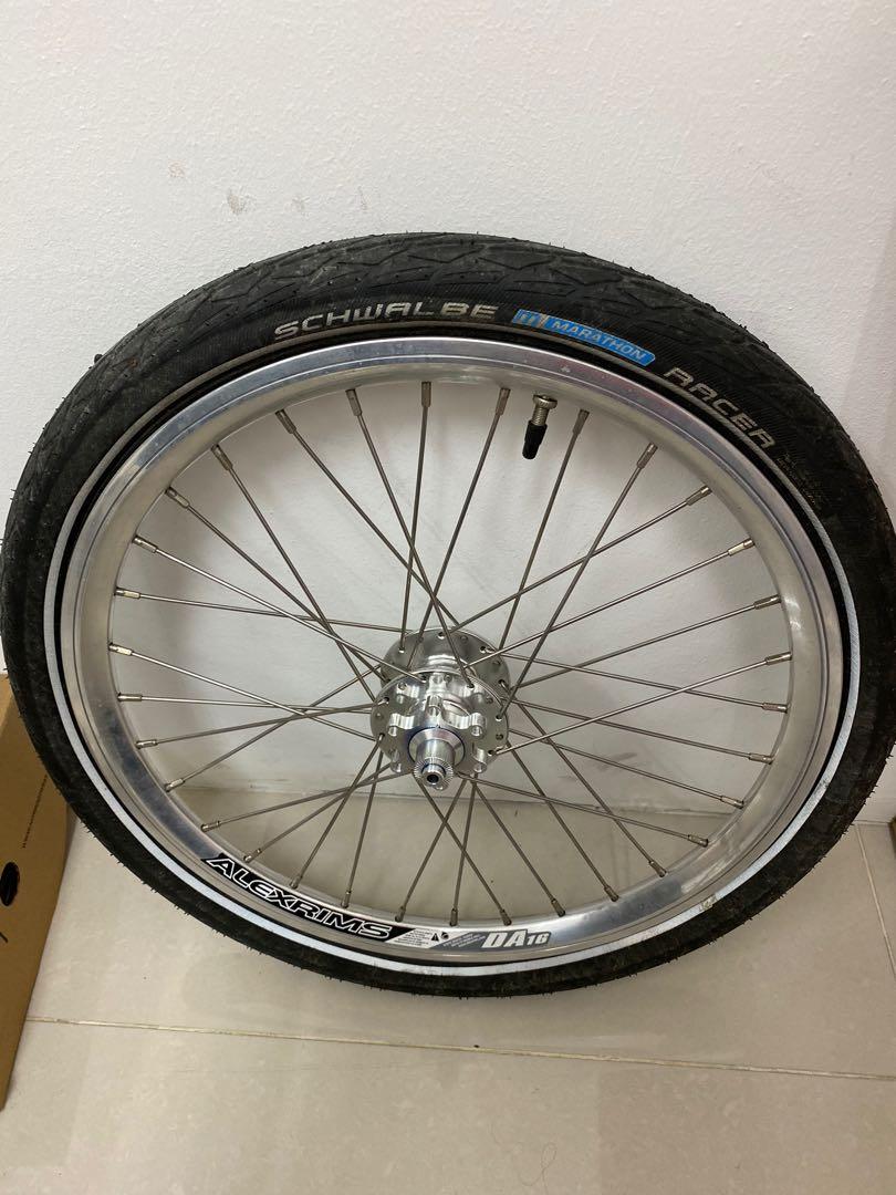 Birdy Alexrims DA16 Wheelset, Sports Equipment, Bicycles & Parts ...