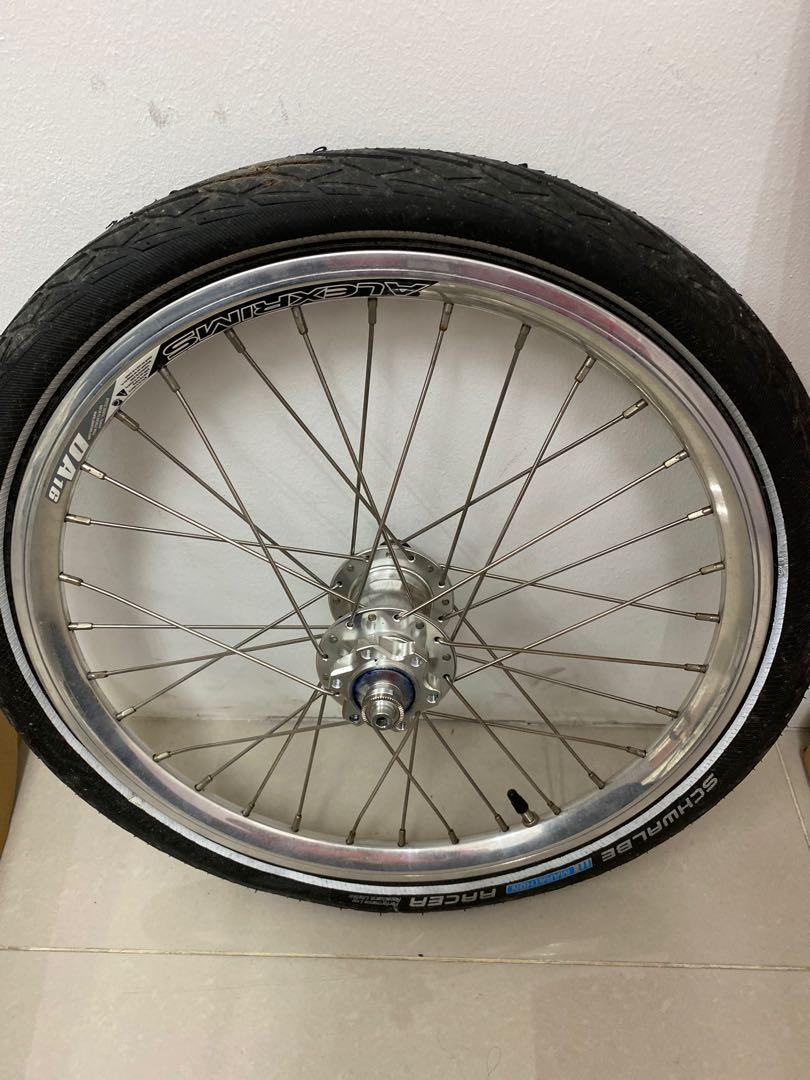 Birdy Alexrims DA16 Wheelset, Sports Equipment, Bicycles & Parts ...