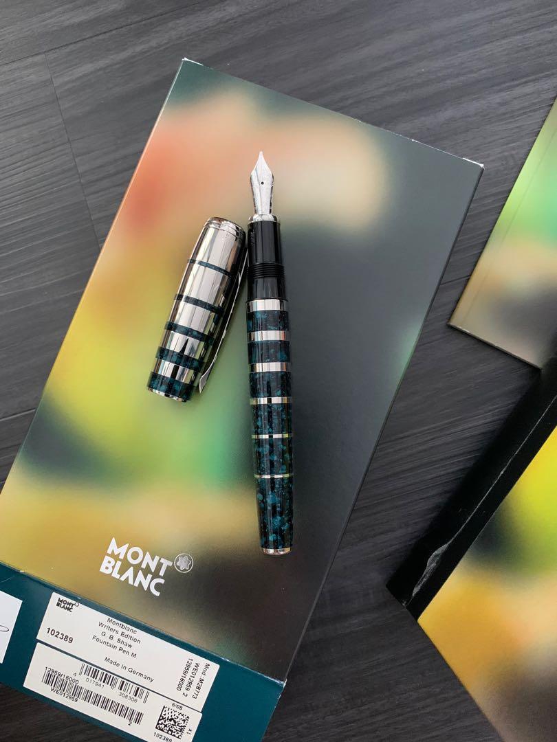 Montblanc george bernard hot sale shaw fountain pen