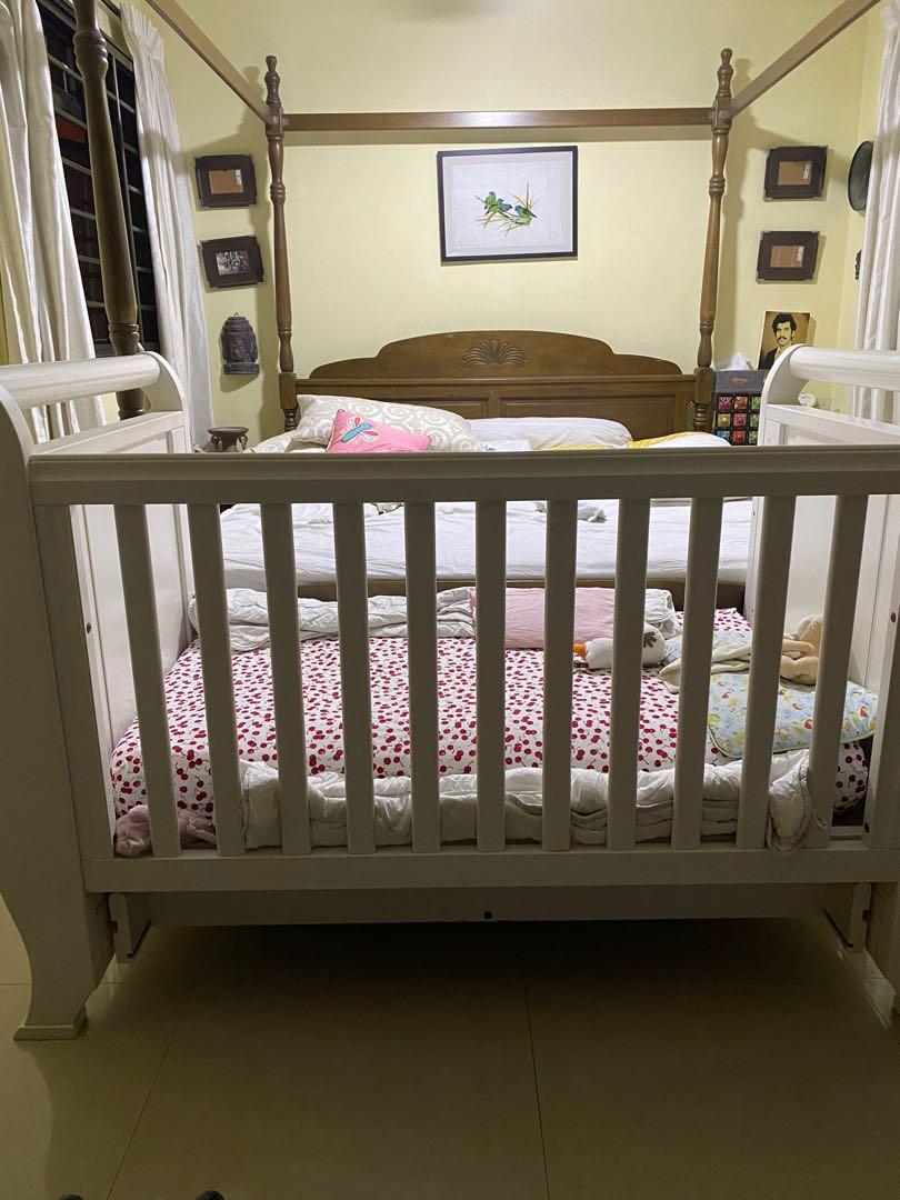 Boori Country Sleigh Cot Bed * dispose 10th Aug, Babies & Kids, Baby