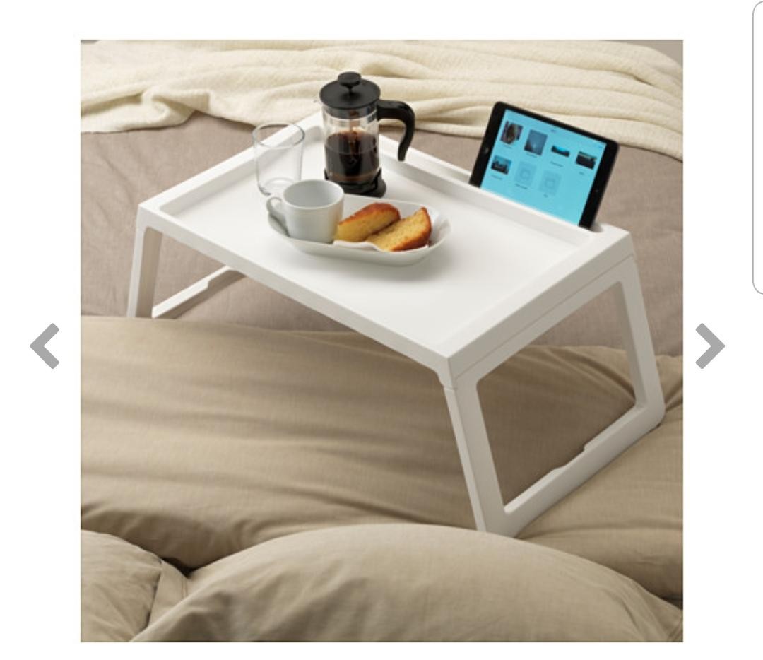 [Brand new] Ikea bed tray, 傢俬＆家居, 傢俬 Carousell