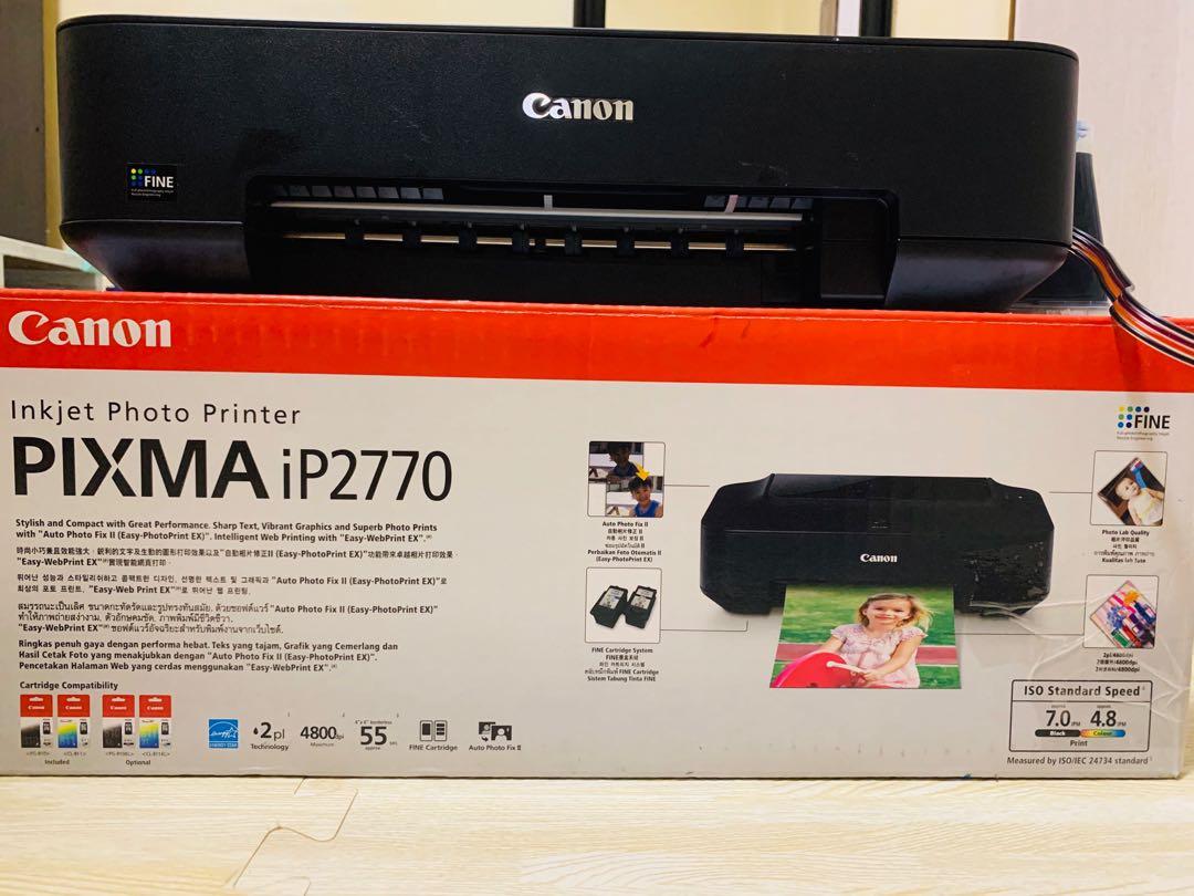 Brand New Printer Canon Ip2770 Electronics Printers Scanners On Carousell The stylish pixma ip2770 integrates quality and speed for simple. brand new printer canon ip2770
