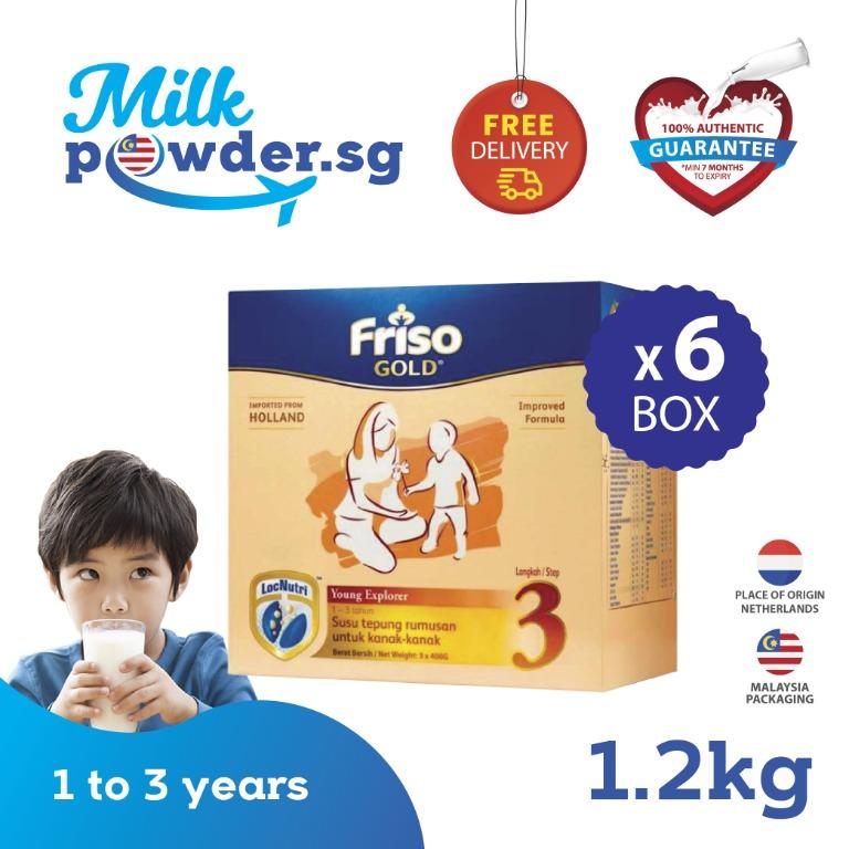 Bundle Of 6 Friso Gold Step 3 1 2kg Babies Kids Nursing Feeding On Carousell