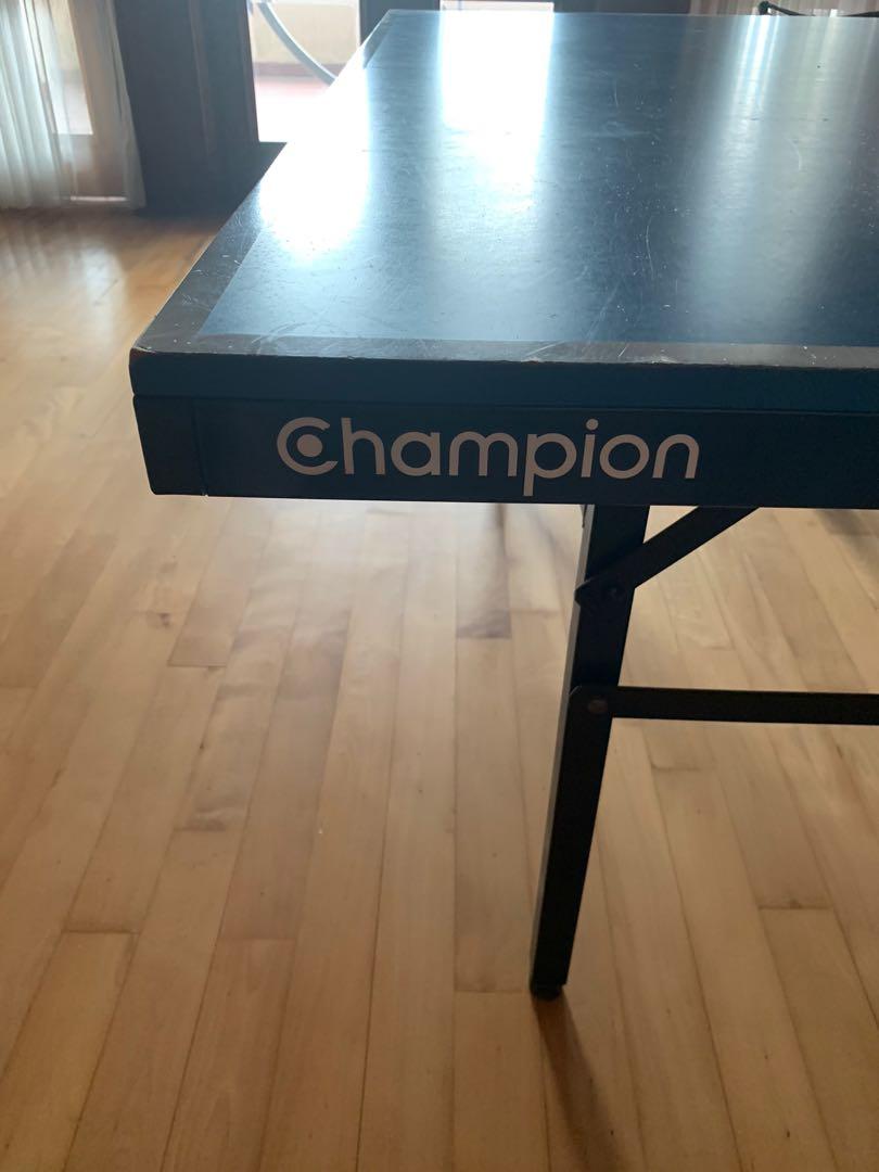 Champion Table Tennis Table / Ping Pong Table with Floor Partition