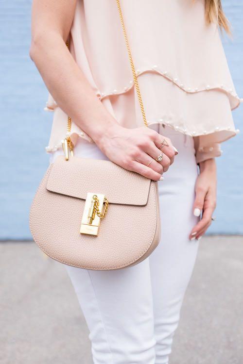 Chloe top drew pink