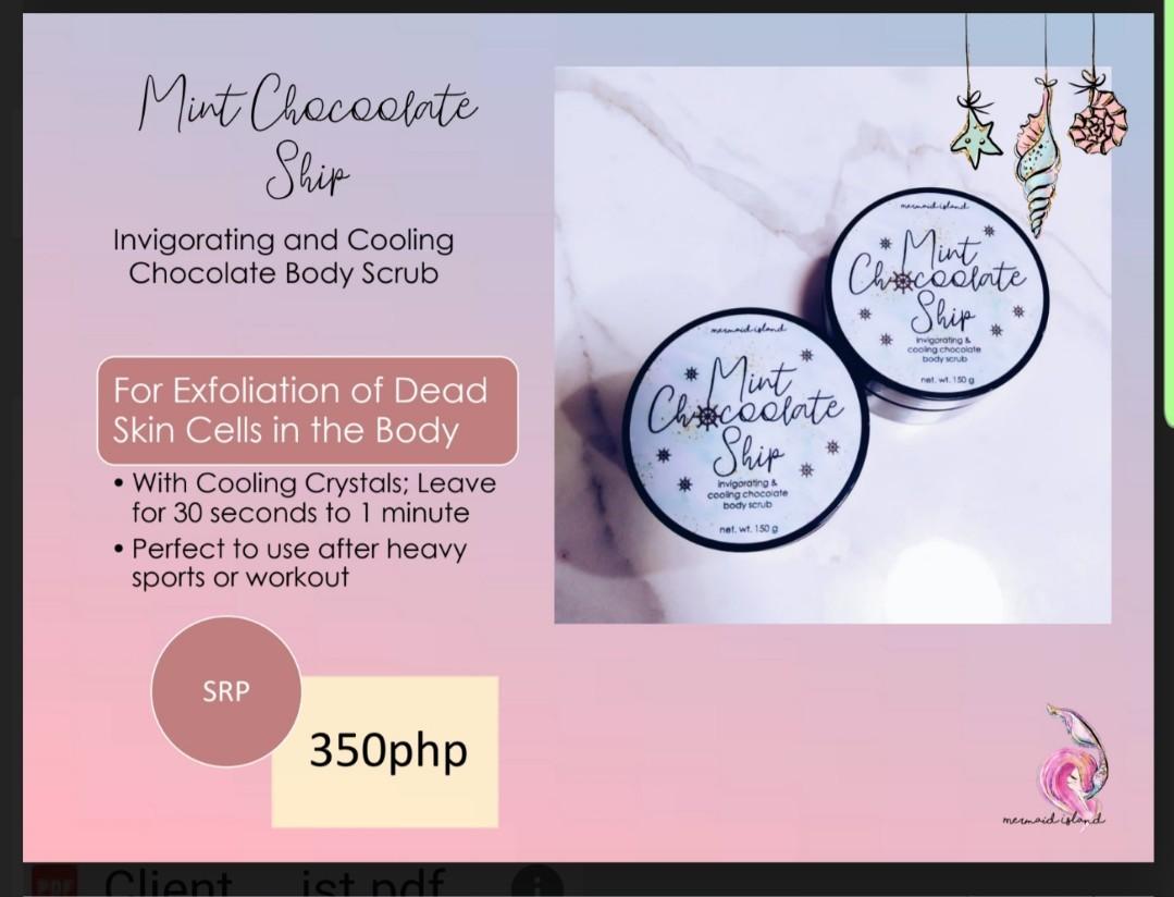 Chocolate body scrub (Category: Health Food, Drinks & Tonics) located in Tanza. Submitted by projectshop (Listing ID 1017521099, Image 1). Description: an exfoliating body scrub...